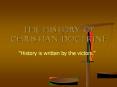 The History of Christian Doctrine PowerPoint PPT Presentation