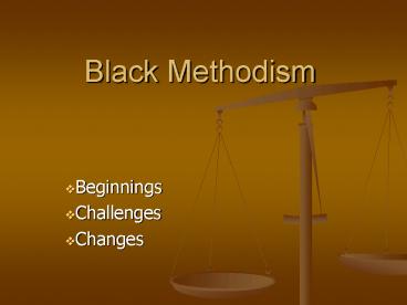 Black Methodism