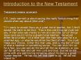 Introduction to the New Testament Testament means covenant PowerPoint PPT Presentation