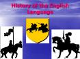History of the English Language PowerPoint PPT Presentation