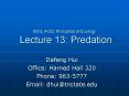 BIOL 4120: Principles of Ecology Lecture 13: Predation PowerPoint PPT Presentation