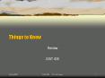 Things to Know PowerPoint PPT Presentation