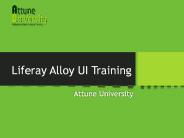Liferay Alloy UI Training