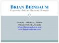 Toronto Copywriter Brian Birnbaum PowerPoint PPT Presentation