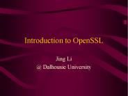 Introduction to OpenSSL