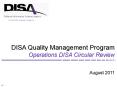 DISA Quality Management Program PowerPoint PPT Presentation