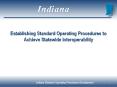 Establishing Standard Operating Procedures to Achieve Statewide Interoperability PowerPoint PPT Presentation