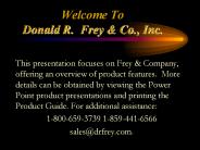 Welcome To Donald R. Frey