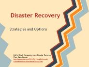Disaster Recovery