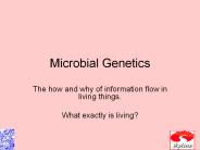 Microbial Genetics