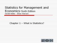Statistics for Management and Economics-Sixth Edition Gerald Keller 