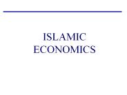 ISLAMIC ECONOMICS