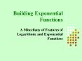 Building Exponential Functions PowerPoint PPT Presentation