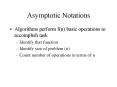 Asymptotic Notations PowerPoint PPT Presentation