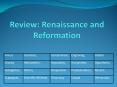 Review: Renaissance and Reformation PowerPoint PPT Presentation