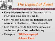 The Legend of Faust