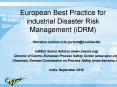 European Best Practice for industrial Disaster Risk Management (iDRM) PowerPoint PPT Presentation
