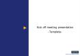 Kick off meeting presentation -Template- PowerPoint PPT Presentation