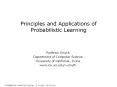 Principles and Applications of Probabilistic Learnin PowerPoint PPT Presentation