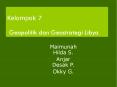 Kelompok 7  Geopolitik dan Geostrategi Libya PowerPoint PPT Presentation