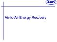 Air-to-Air Energy Recovery PowerPoint PPT Presentation