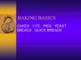 BAKING BASICS  PowerPoint PPT Presentation