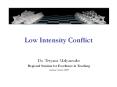 Low Intensity Conflict PowerPoint PPT Presentation