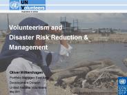 Volunteerism and Disaster Risk Reduction