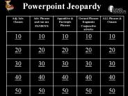 Powerpoint Jeopardy