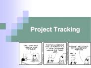 Project Tracking