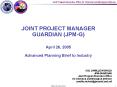 JOINT PROJECT MANAGER GUARDIAN (JPM-G) PowerPoint PPT Presentation