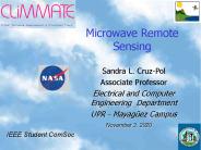 Microwave Remote Sensing