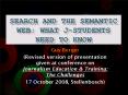 Search and the semantic web: what j-students need to know PowerPoint PPT Presentation