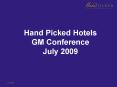 Hand Picked Hotels PowerPoint PPT Presentation