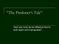  The Pardoner s Tale  How can irony be an effective tool t PowerPoint PPT Presentation