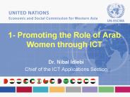 1- Promoting the Role of Arab Women through ICT