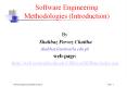 Software Engineering Methodologies (Introduction) PowerPoint PPT Presentation