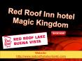 Red Roof Inn hotel Magic Kingdom
