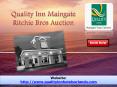 Quality Inn Maingate ritchie bros auction