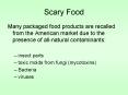 Scary Food PowerPoint PPT Presentation