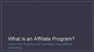 What is an Affiliate Program?