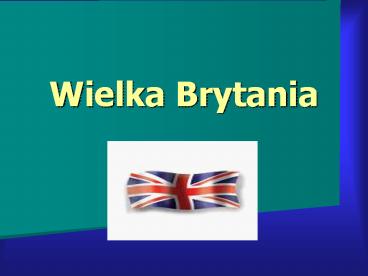 Wielka Brytania God o Kr lowa Wielkiej Brytanii Stoneheng