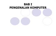 BAB I PENGENALAN KOMPUTER