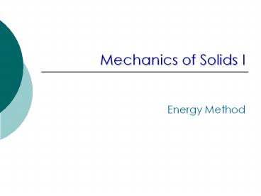 Mechanics of Solids I presentation | free to download