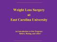 Weight Loss Surgery PowerPoint PPT Presentation