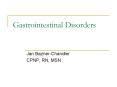 Gastrointestinal Disorders PowerPoint PPT Presentation
