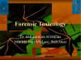 Forensic Toxicology PowerPoint PPT Presentation