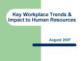 Key Workplace Trends PowerPoint PPT Presentation
