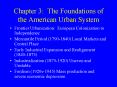 Chapter 3: The Foundations of the American Urban System PowerPoint PPT Presentation
