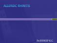 ALLERGIC RHINITIS PowerPoint PPT Presentation